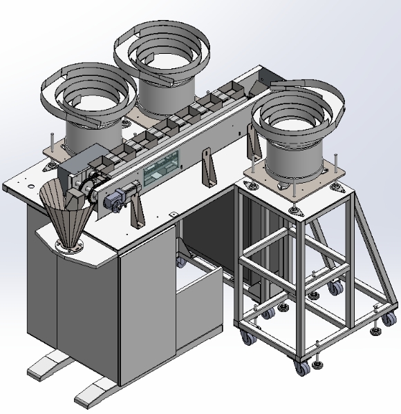 TD-v88 + SFS-V100 Automatic Counting and Packing Line