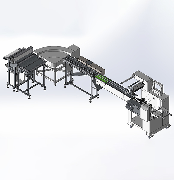 TD-300SCG + SFM-100 Automatic Bread Packing Line