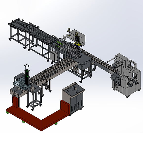 TD-400SCR + SFS-M100 Automatic Noodle Packing Line